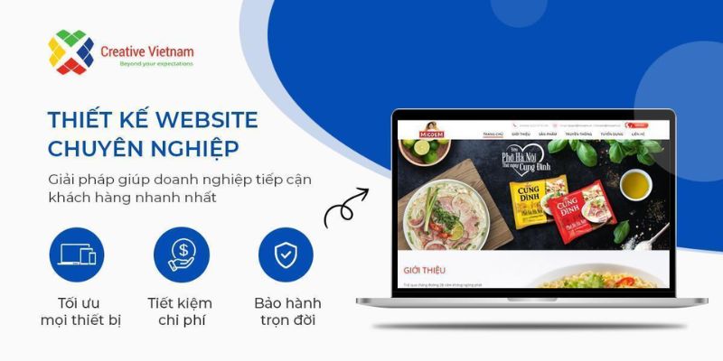 Creative Việt Nam - Thiết kế website uy tín tại Hà Nội