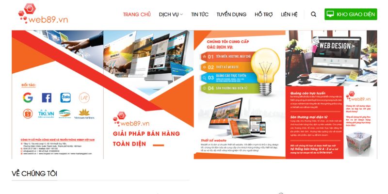 Web89 được đánh giá là một trong những công ty thiết kế web uy tín tại Hà Nội