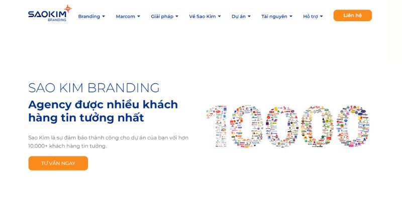 Sao Kim Branding - lựa chọn thiết kế website hàng đầu của nhiều người