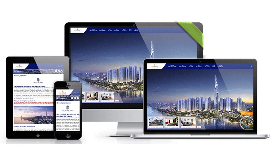 Thiết kế website bất động sản chuyên nghiệp cùng web89